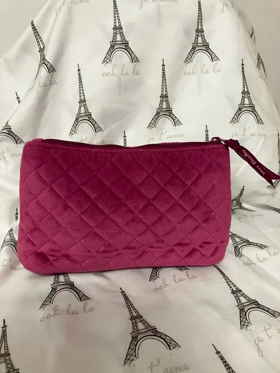 💐 Plush Vera Bradley Compact Organizer in Majestic Pink/Felicity Paisley Pink - Picture 5 of 7